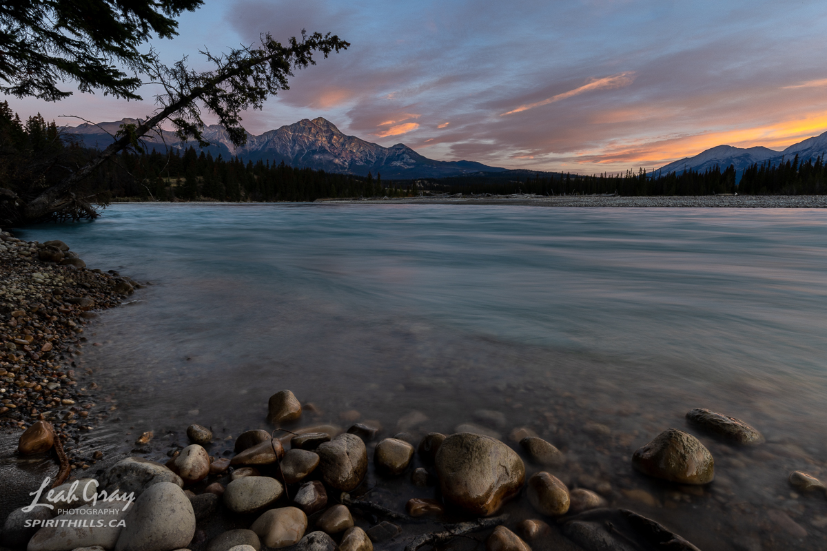 Athabasca River in Jasper